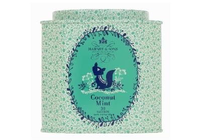Image: Harney & Sons Coconut Mint Herbal Tea Sachets (30 Count)