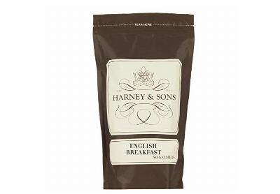 Image: Harney & Sons English Breakfast Black Tea Sachets (50 Count) Image: Harney & Sons English Breakfast Black Tea Sachets (50 Count)