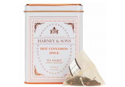 Image: Harney & Sons Hot Cinnamon Spice Black Tea Sachets (20 Count)
