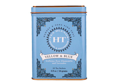Image: Harney & Sons HT Yellow & Blue Herbal Tea Sachets (20 Count)