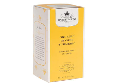 Image: Harney & Sons Organic Ginger Turmeric Herbal Tea Bags (20 Count)