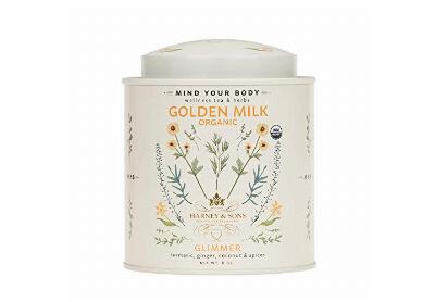 Image: Harney & Sons Organic Golden Milk Glimmer Powder Herbal Tea (227g) Image: Harney & Sons Organic Golden Milk Glimmer Powder Herbal Tea (227g)