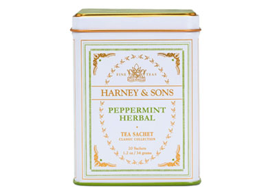 Image: Harney & Sons Peppermint Herbal Tea Sachets (20 Count) Image: Harney & Sons Peppermint Herbal Tea Sachets (20 Count)