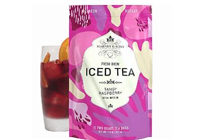 Image: Harney & Sons Tangy Raspberry Herbal Infusion Fresh Brew Iced Tea Bags (15 Count) Image: Harney & Sons Tangy Raspberry Herbal Infusion Fresh Brew Iced Tea Bags (15 Count)