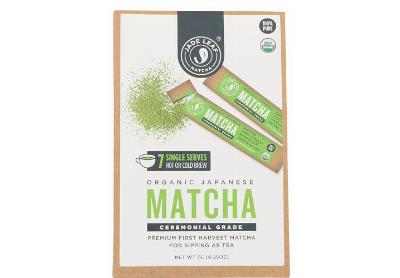 Image: Jade Leaf Organic Japanese Matcha Ceremonial Grade (7 Count)