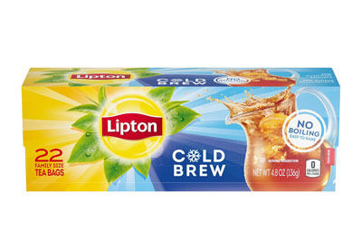 Image: Lipton Cold Brew Iced Tea Black Tea Bags (22 Count)