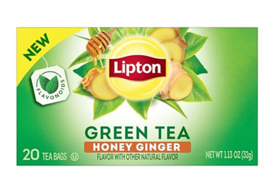 Image: Lipton Honey Ginger Green Tea Bags (20 Count)