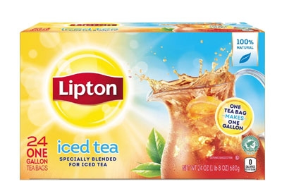 Image: Lipton Iced Tea Unsweetened Black Tea Bags (24 Count)