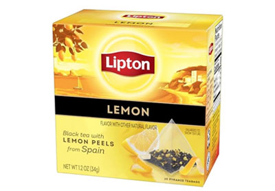 Image: Lipton Lemon Black Tea Pyramid Tea Bags (20 Count)