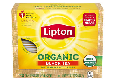 Image: Lipton Organic Black Tea Bags (72 Count) Image: Lipton Organic Black Tea Bags (72 Count)