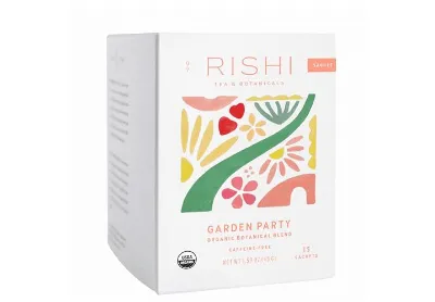 Rishi Tea Rack Rishi Garden Party Organic Botanical Blend Herbal Tea Sachets (15 Count)