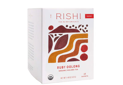 Image: Rishi Ruby Oolong Organic Oolong Tea Sachets (15 Count)