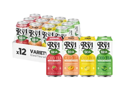 Ryl Iced Tea With Benefits Variety Pack (473ml X 12 Pack)