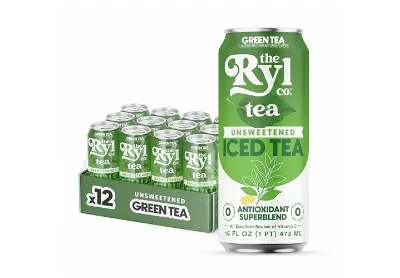 Ryl Unsweetened Green Iced Tea (473ml X 12 Pack)