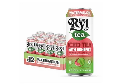 Ryl Watermelon Iced Tea With Benefits (473ml X 12 Pack)