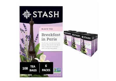 Image: Stash Tea Breakfast in Paris Black Tea Bags (18 x 6 Pack)