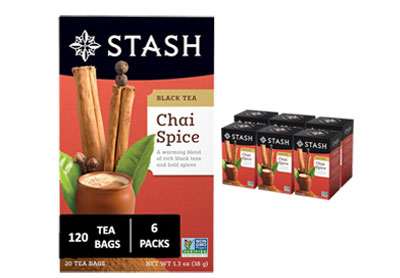 Image: Stash Tea Chai Spice Black Tea Bags (20 x 6 Pack)