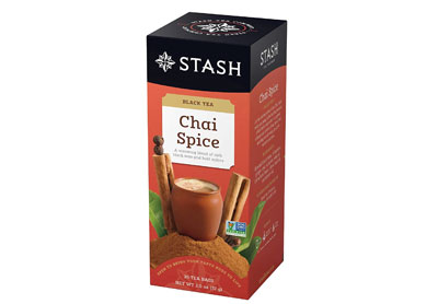 Image: Stash Tea Chai Spice Black Tea Bags (30 Count)