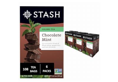 Image: Stash Tea Chocolate Mint Oolong Tea Bags (18 x 6 Pack)