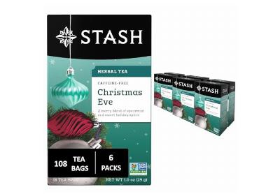 Image: Stash Tea Christmas Eve Herbal Tea Bags (18 x 6 Pack)