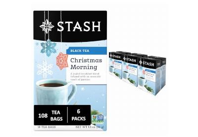 Image: Stash Tea Christmas Morning Black Tea Bags (18 x 6 Pack)