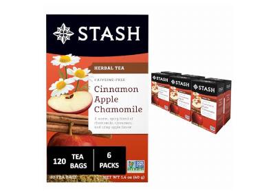 Image: Stash Tea Cinnamon Apple Chamomile Herbal Tea Bags (20 x 6 Pack)