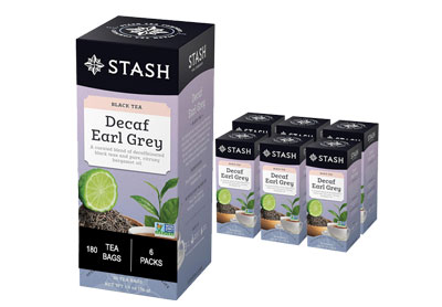 Image: Stash Tea Decaf Earl Grey Black Tea Bags (30 x 6 Pack)