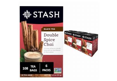 Image: Stash Tea Double Spice Chai Black Tea Bags (18 x 6 Pack)