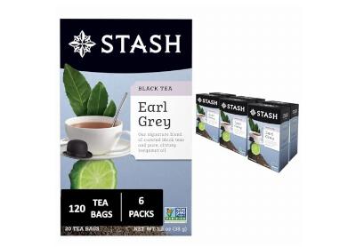 Image: Stash Tea Earl Grey Black Tea Bags (20 x 6 Pack)