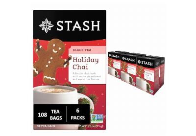 Image: Stash Tea Holiday Chai Black Tea Bags (18 x 6 Pack)