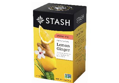 Image: Stash Tea Lemon Ginger Herbal Tea Bags (20 Count)