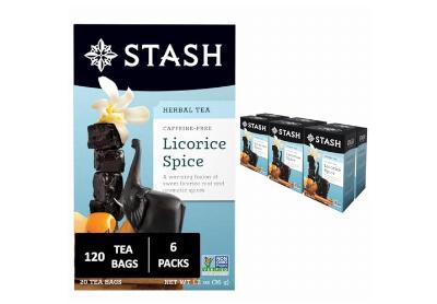 Image: Stash Tea Licorice Spice Herbal Tea Bags (20 x 6 Pack)