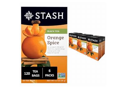 Image: Stash Tea Orange Spice Black Tea Bags (20 x 6 Pack)