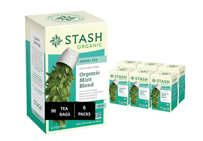 Image: Stash Tea Organic Mint Blend Herbal Tea Bags (16 x 6 Pack)