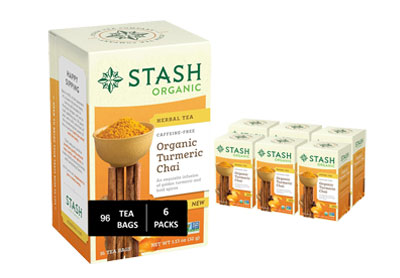 Image: Stash Tea Organic Turmeric Chai Herbal Tea Bags (16 x 6 Pack)