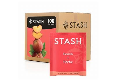 Image: Stash Tea Peach Black Tea Bags (100 Count)