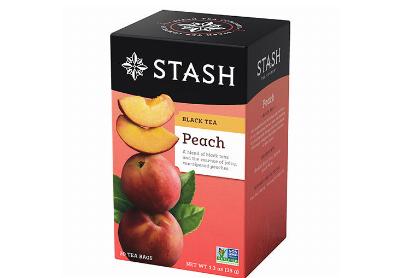 Image: Stash Tea Peach Black Tea Bags (20 Count)