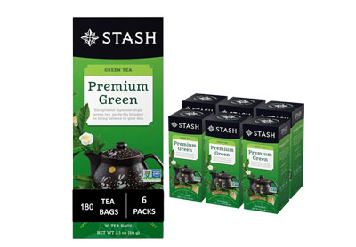 Image: Stash Tea Premium Green Tea Bags (30 x 6 Pack)