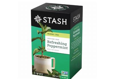 Image: Stash Tea Refreshing Peppermint Herbal Tea Bags (20 Count) Image: Stash Tea Refreshing Peppermint Herbal Tea Bags (20 Count)
