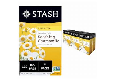 Image: Stash Tea Soothing Chamomile Herbal Tea Bags (20 x 6 Pack)