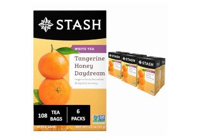 Image: Stash Tea Tangerine Honey Daydream White Tea Bags (18 x 6 Pack)