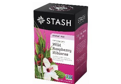 Image: Stash Tea Wild Raspberry Hibiscus Herbal Tea Bags (20 Count)