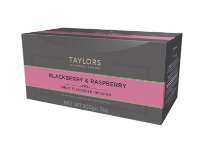 Image: Taylors Of Harrogate Blackberry & Raspberry Herbal Tea Bags (100 Count)