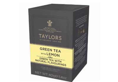 Image: Taylors Of Harrogate Green Tea with Lemon Tea Bags (20 Count)