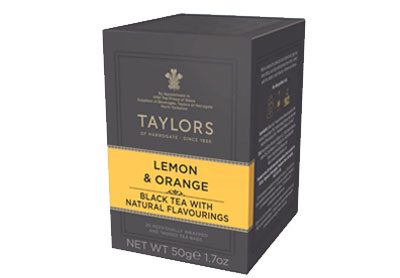 Image: Taylors Of Harrogate Lemon & Orange Black Tea Bags (20 Count)