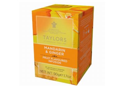 Image: Taylors Of Harrogate Mandarin & Ginger Herbal Tea Bags (20 Count) Image: Taylors Of Harrogate Mandarin & Ginger Herbal Tea Bags (20 Count)