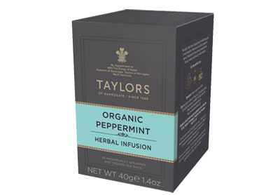 Image: Taylors Of Harrogate Organic Peppermint Herbal Tea Bags (20 Count)