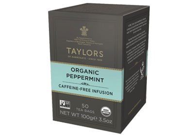 Image: Taylors Of Harrogate Organic Peppermint Herbal Tea Bags (50 Count)
