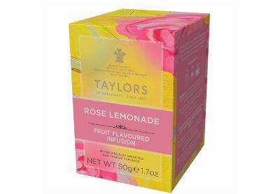 Image: Taylors Of Harrogate Rose Lemonade Herbal Tea Bags (20 Count) Image: Taylors Of Harrogate Rose Lemonade Herbal Tea Bags (20 Count)