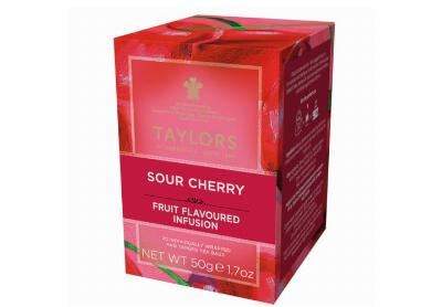 Image: Taylors Of Harrogate Sour Cherry Herbal Tea Bags (20 Count) Image: Taylors Of Harrogate Sour Cherry Herbal Tea Bags (20 Count)